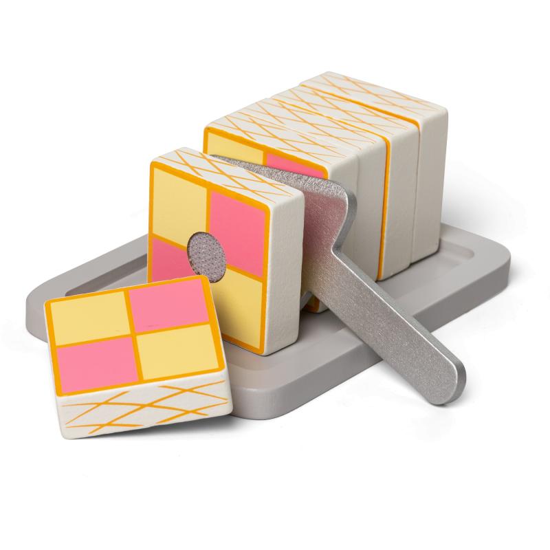 Battenberg Kage i Legemad fra Mamamemo - Engelsk Klassisker