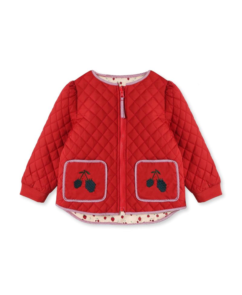 Kota Berry Jakke - Vendbar i Pompeian Rød til Foråret