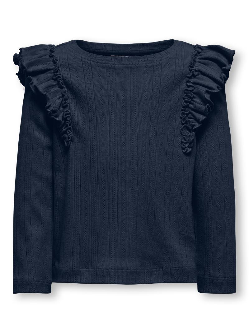 Alice Life Flæsebluse i Navy Blazer fra Only Mini