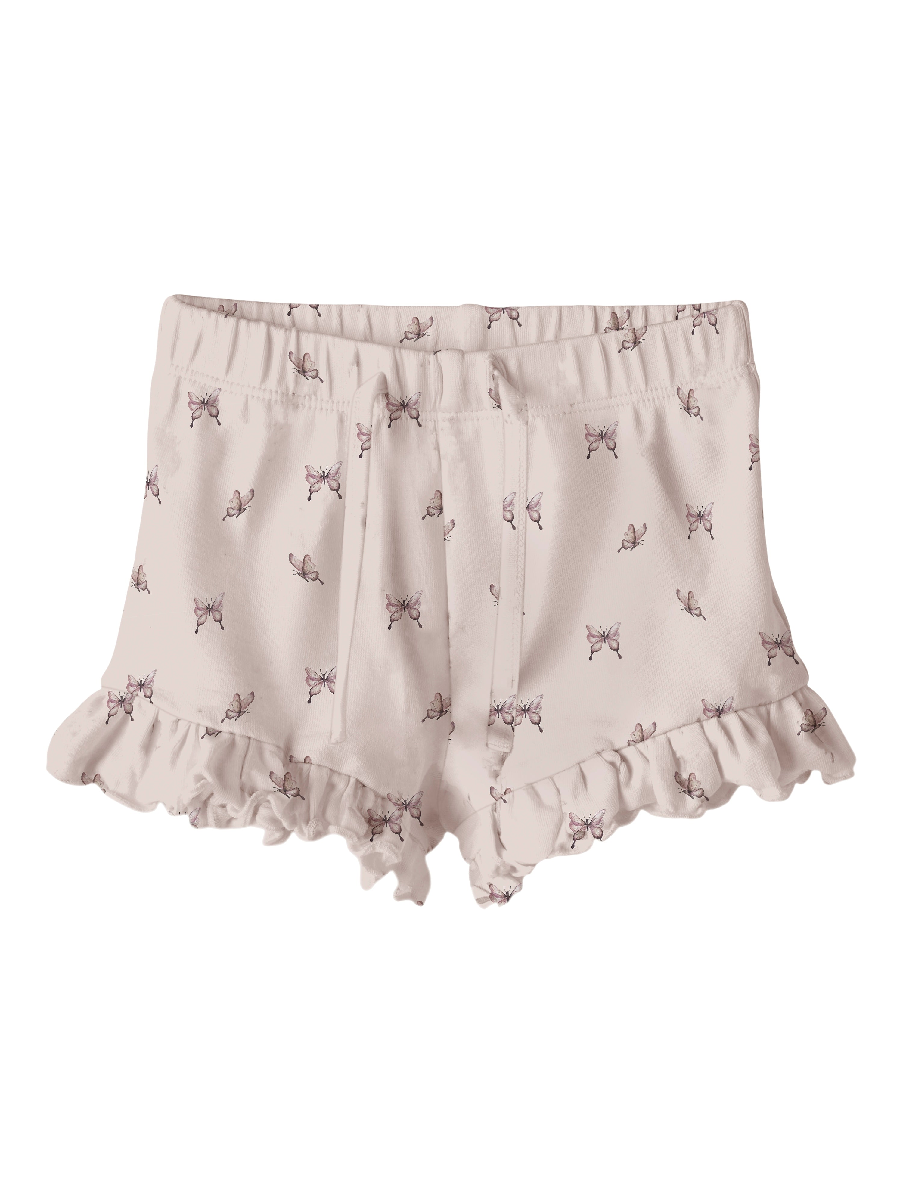 Gayo Sen Shorts – Peach Blush Butterfly fra Lil Atelier