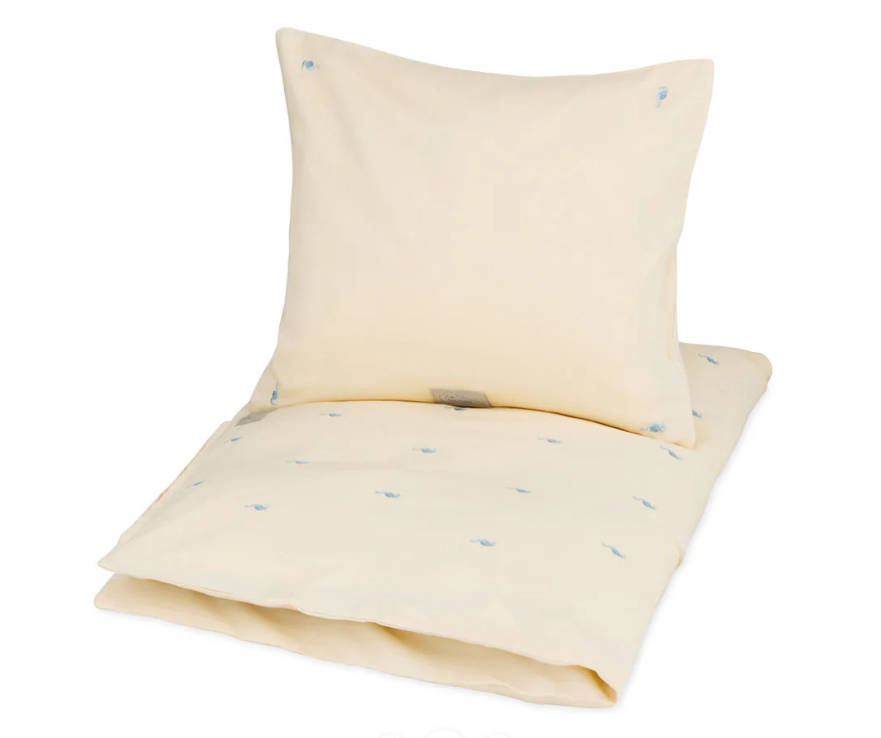 Broderet Baby Sengetøj - Sea Garden fra Cam Cam Copenhagen