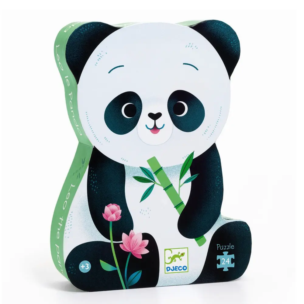 Silhuetpuslespil, Panda 24 Brikker fra Djeco