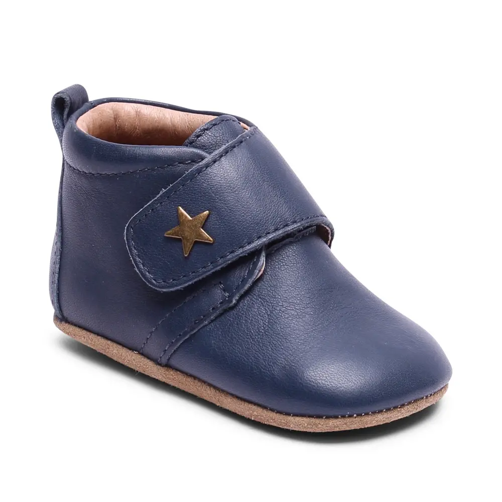 Velcro Hjemmesko til Børn - Navy fra Bisgaard