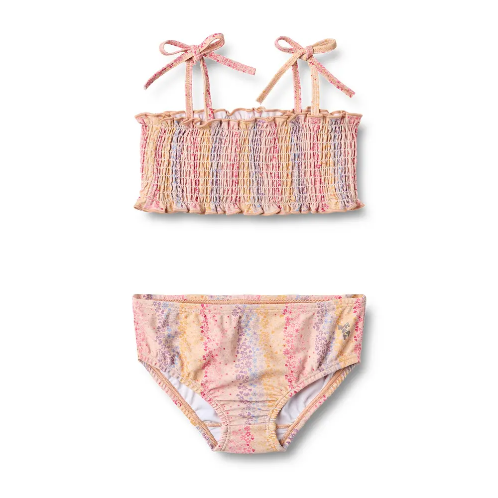 Bikini Carla med smockdetaljer til børn fra Wheat