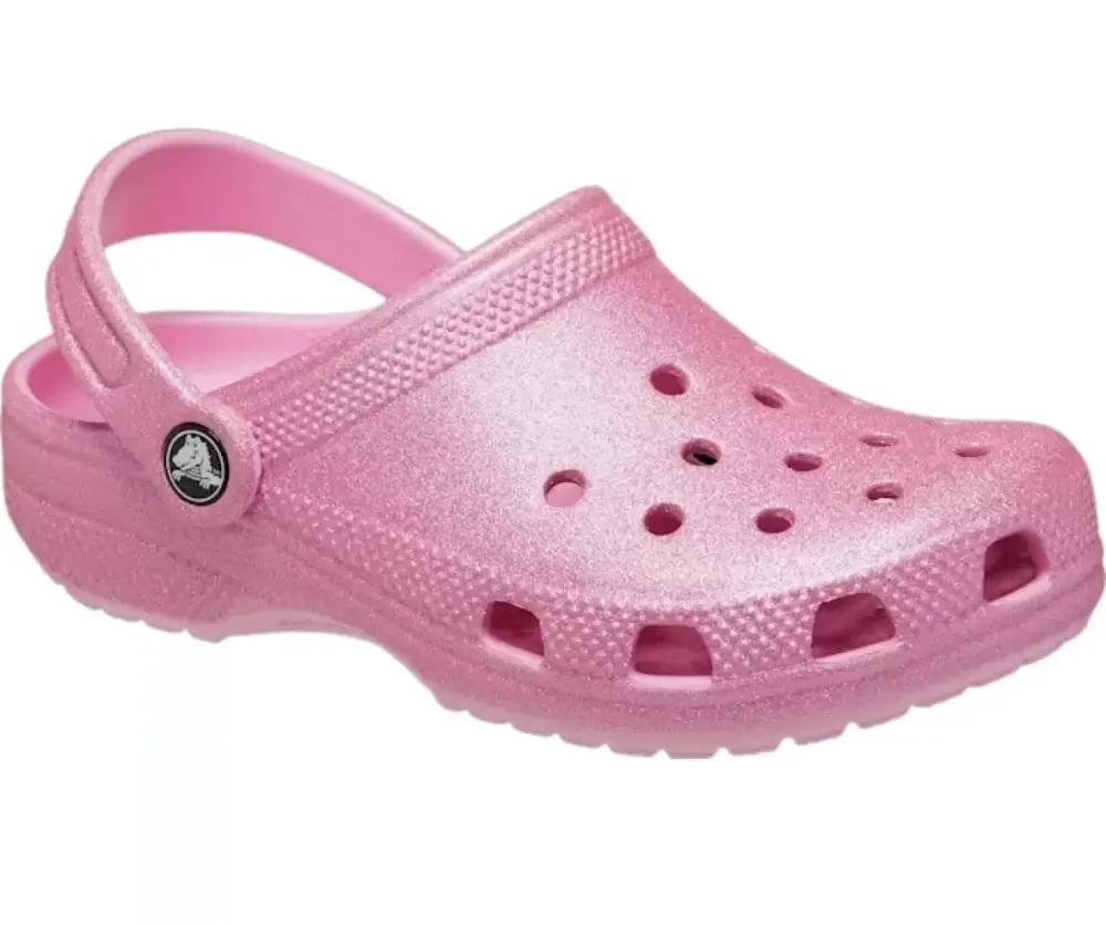 Classic Glitter Clog K   Pink Tweed   32 33 fra Crocs