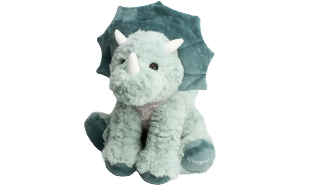 Dino Bamse Triceratop 25 Cm fra Magni