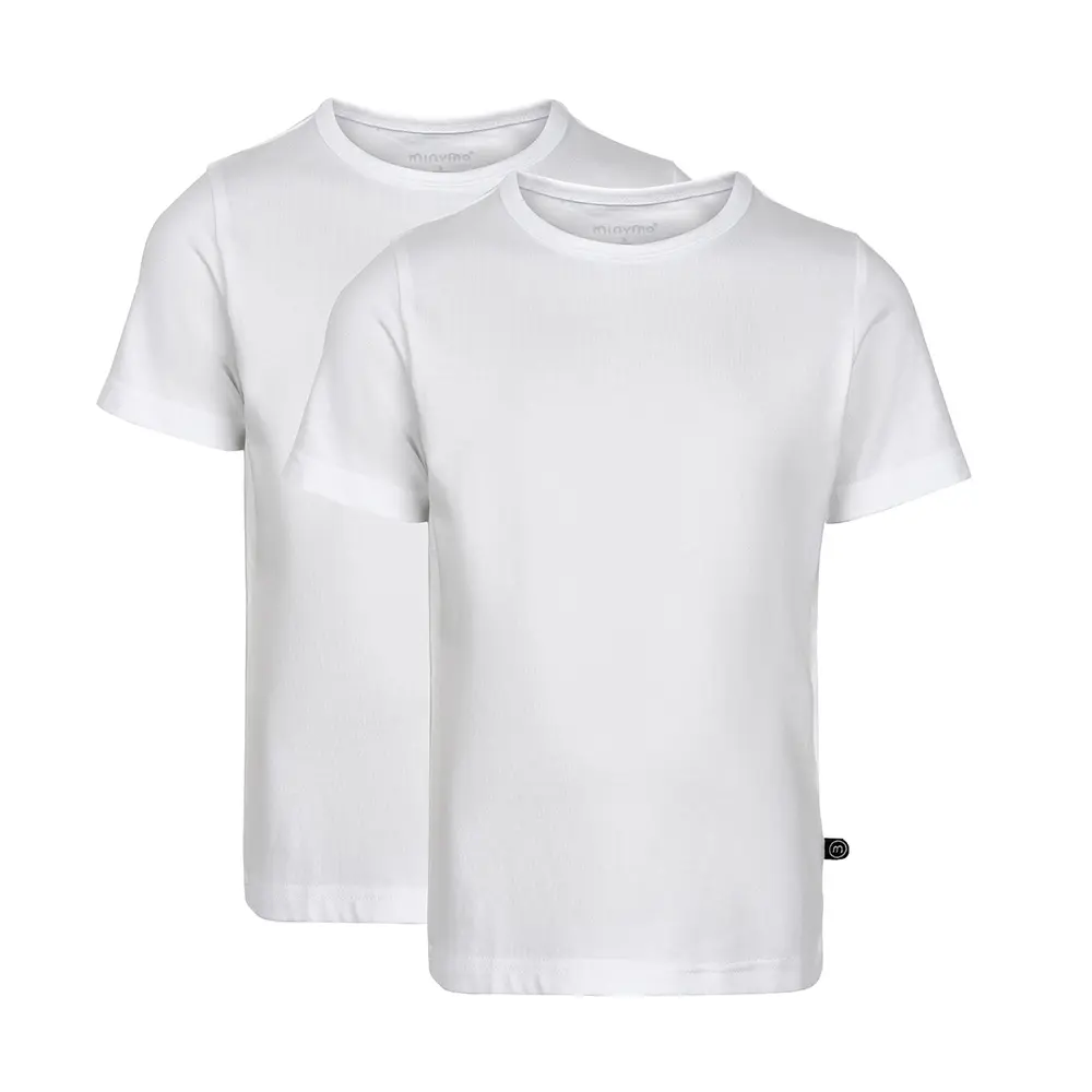 2-Pak Basis T-shirts i Hvid - Bløde og Kvalitetsmateriale