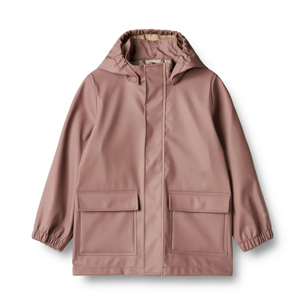 Regnjakke Ollo   Dusty Lilac   110 fra Wheat