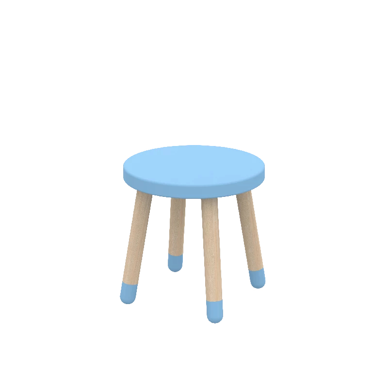 Dots Taburet Ø30x30cm Blue Skies fra Flexa – Børnemøbel