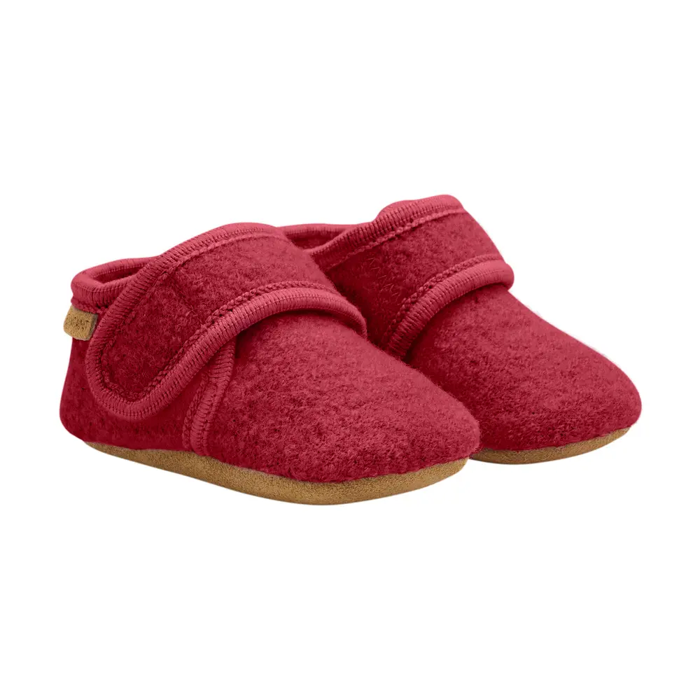 Baby Wool Slippers   Rio Red   21 22 fra En Fant
