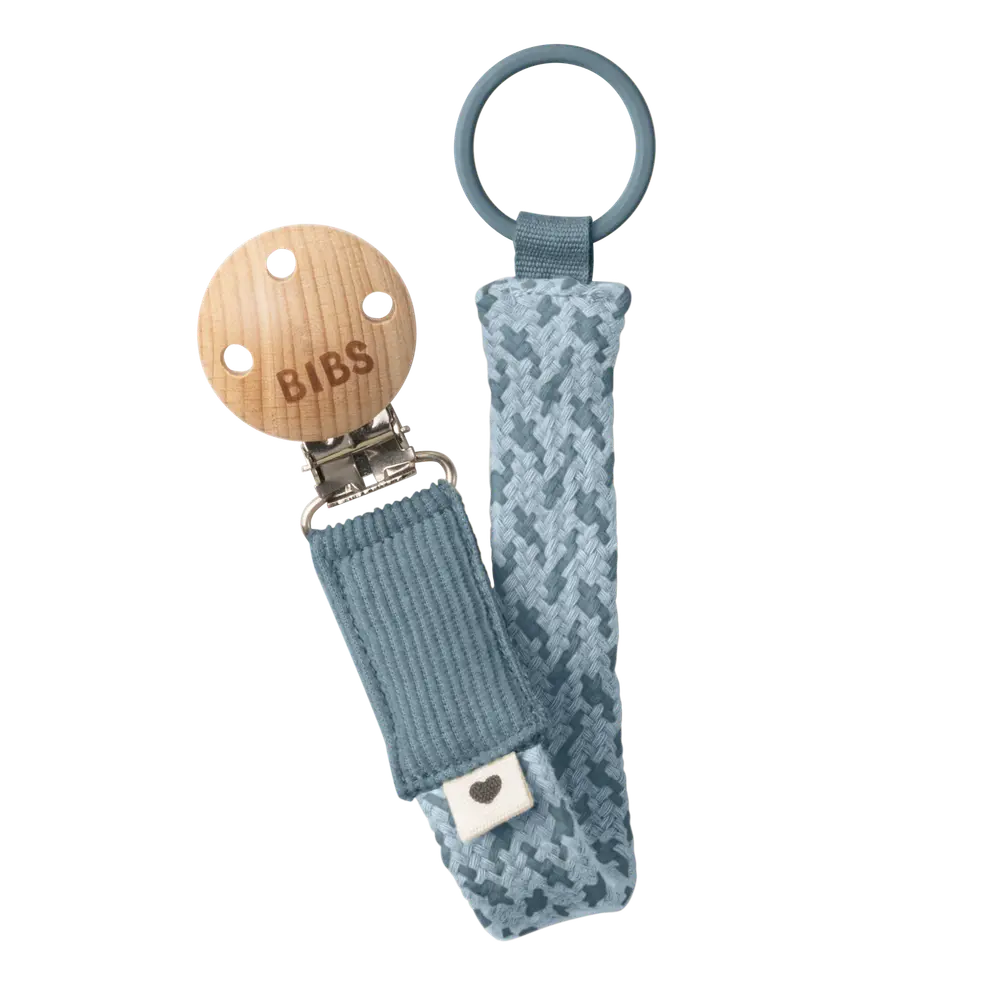 Braid Suttekæde   Petrol Baby Blue fra Bibs