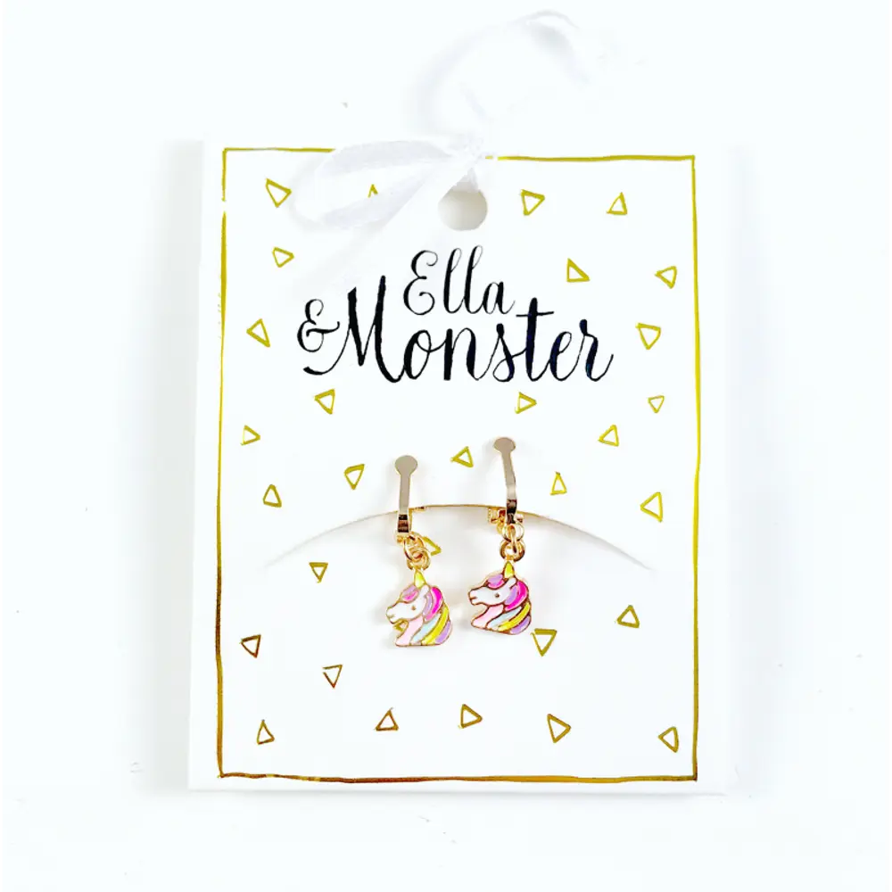 ørering Rainbow Unicorn fra Ella & Monster