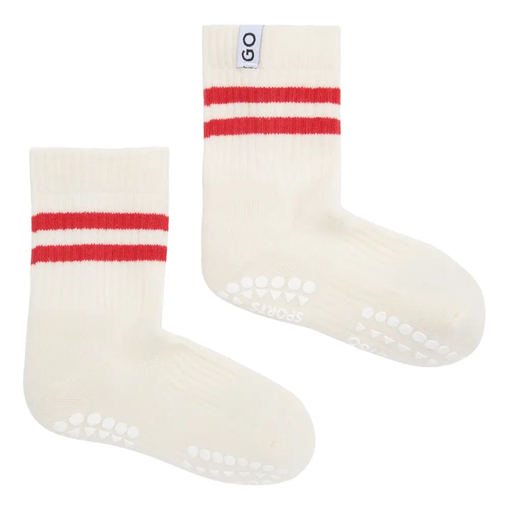 Skridsikre Sport Strømper   Red   31 34 fra Gobabygo