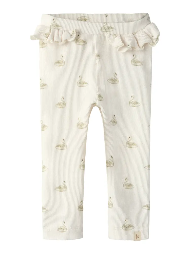 Gavo Slim Leggings i Pastel Parchment – Stilfuld Komfort