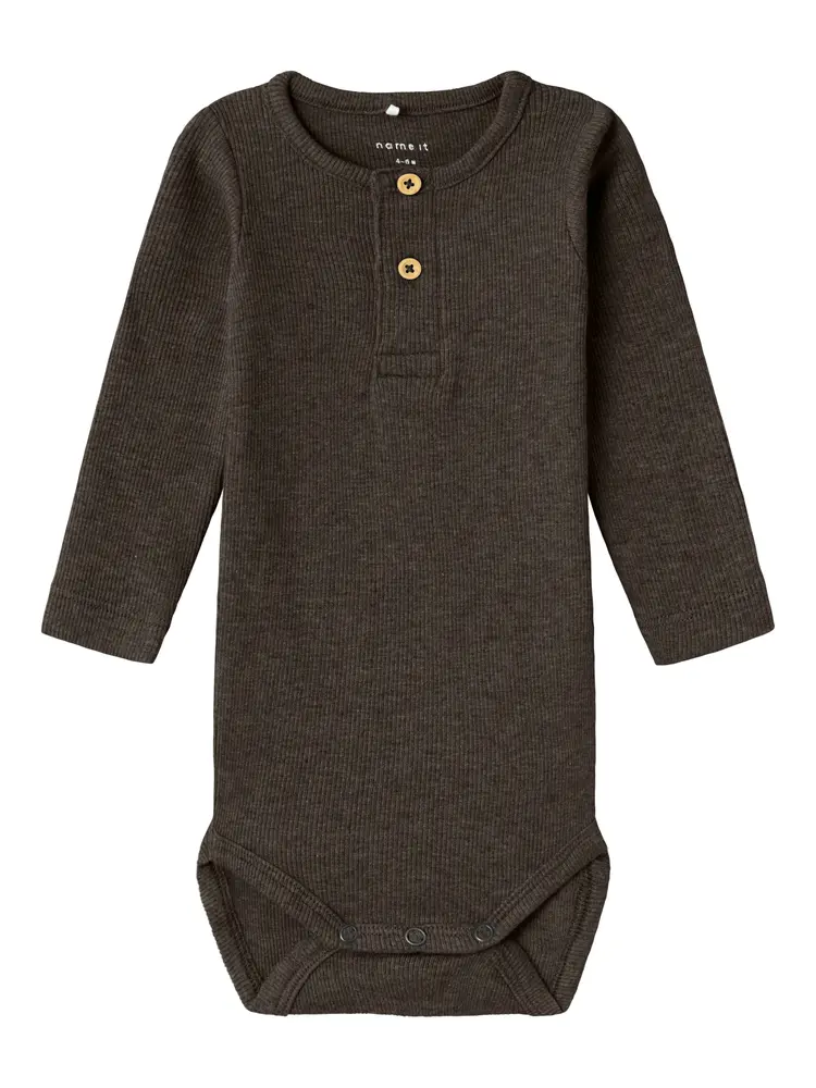 Langærmet Rib Body Delicioso fra Name It - Babysam.dk