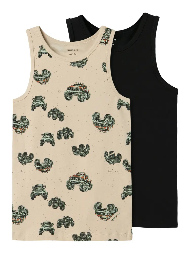 Tank Top 2p Monster Truck   Peyote   104 fra Name It