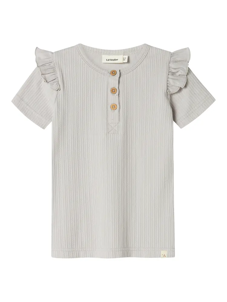 Fleura Ss T Shirt   Vapor Blue   122 128 fra Lil' Atelier