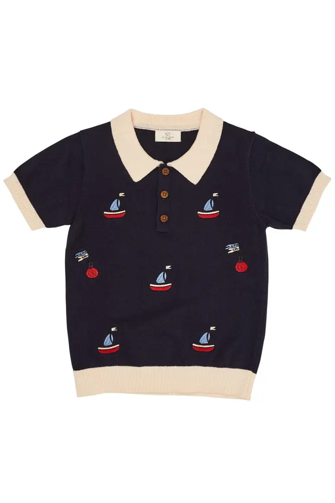 Polo M. Både   Cream Navy   98 fra Copenhagen Colors