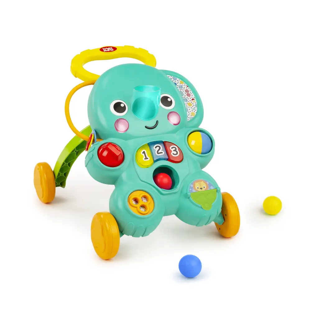 2 I 1 Aktivitetsgåvogn Med Bolde, Strolln Roll fra Bright Starts