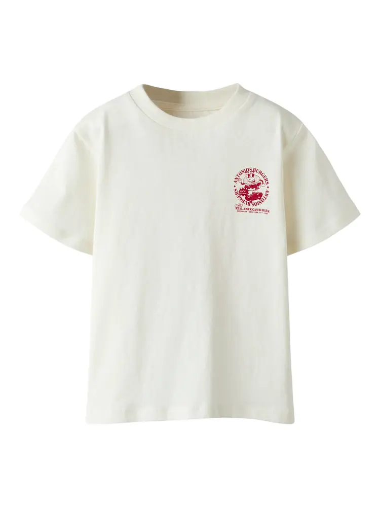 Ken T Shirt   Egret   98 fra Name It