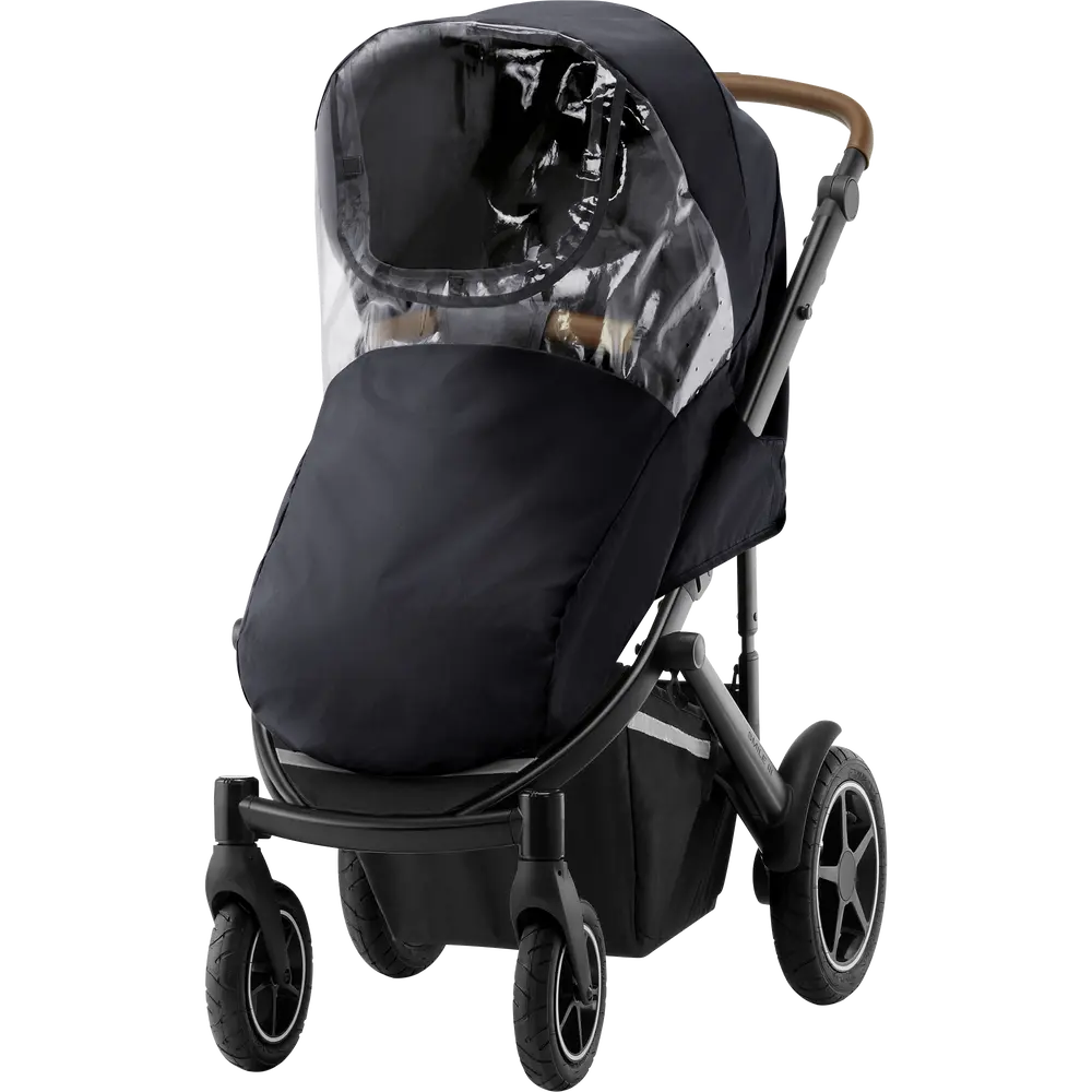 Smile Iiiâ  Klapvogns Regnslag Black + Clear Eva fra Britax Römer