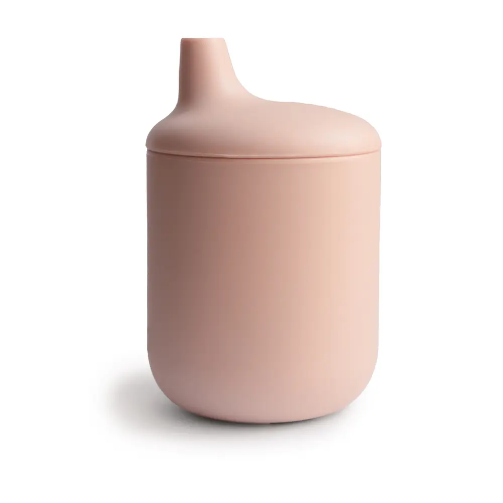Silicone Sippy Cup Blush fra Mushie