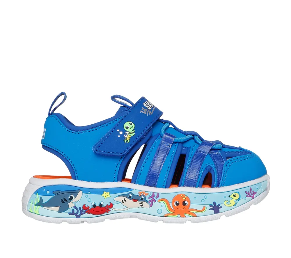 Play Scene Splash Blue 24 fra Skechers
