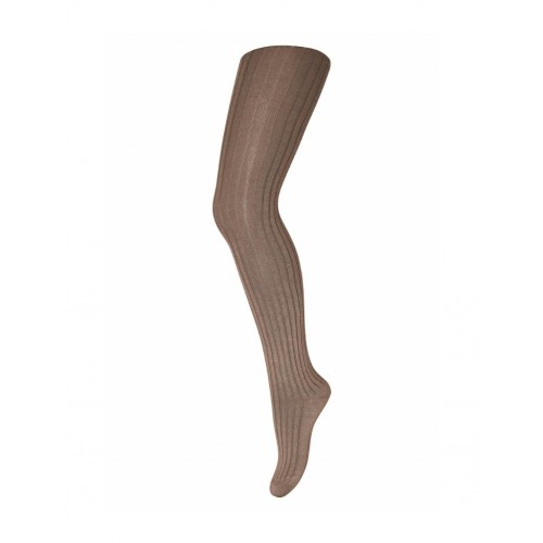 Strømpebukser Til Børn I Merino Uld Light Brown Melange 70 fra Mp Denmark