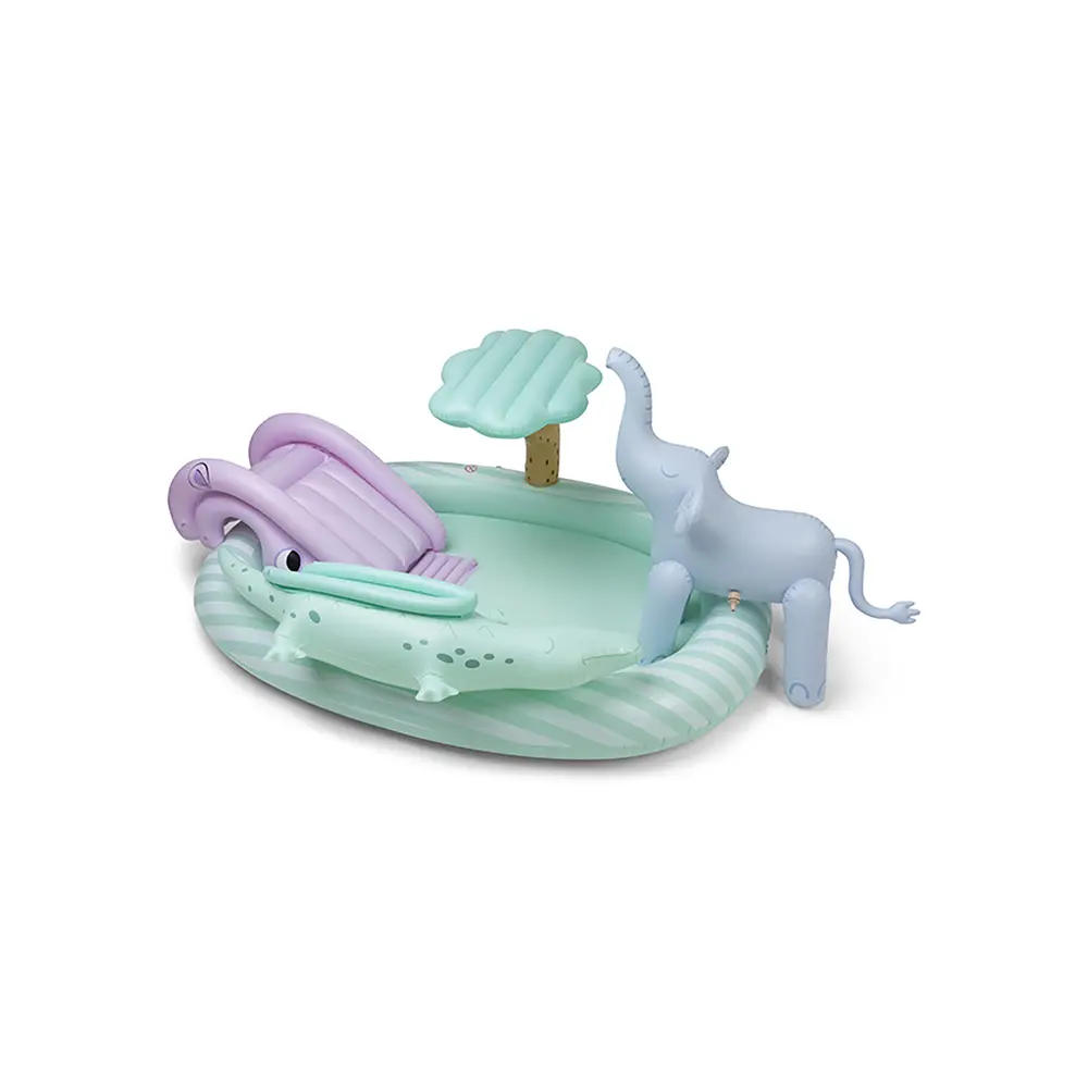 Badebassin Med Rutsjebane 210 Cm   Safari Adventure fra Swim Essentials