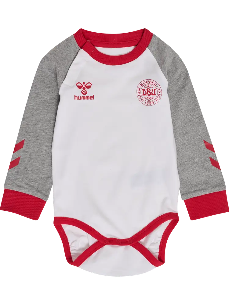Mini Dbu Langærmet Body   White    68 fra Hummel